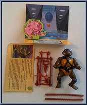 Donatello (Soft Head) from Teenage Mutant Ninja Turtles - 1988 - Basic Figures manufactured by Playmates [Loose]