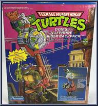 Don's Telephone Line Rider Back Pack from Teenage Mutant Ninja Turtles - 1991 - Accessories manufactured by Playmates [Front]