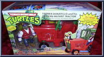 Farmer Don with Modern Mutant Tractor from Teenage Mutant Ninja Turtles - Farmer Turtles manufactured by Playmates [Front]