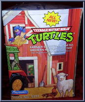 Farmer Don with Modern Mutant Tractor from Teenage Mutant Ninja Turtles - Farmer Turtles manufactured by Playmates [Box]