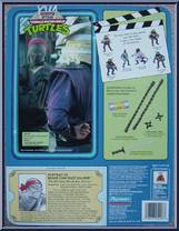 Movie Star Foot Soldier from Teenage Mutant Ninja Turtles - Movie Star Turtles manufactured by Playmates [Back]