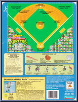 Grand Slammin' Raph from Teenage Mutant Ninja Turtles - Sewer Sports Allstar Turtles manufactured by Playmates [Back]