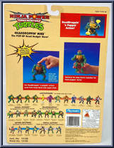 Head-Droppin' Mike [Reissue] from Teenage Mutant Ninja Turtles - 10th Anniversary - Ninja Power manufactured by Playmates [Back]