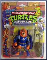 King Lionheart from Teenage Mutant Ninja Turtles - 1992 - Basic Figures manufactured by Playmates [Front]