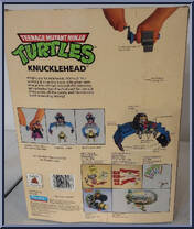 Knucklehead from Teenage Mutant Ninja Turtles - 1988 - Accessories manufactured by Playmates [Back]