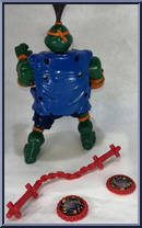 Kung Fu Michaelangelo from Teenage Mutant Ninja Turtles - Kung-Fu Turtles manufactured by Playmates [Loose]