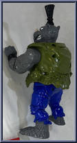 Kung Fu Rocksteady from Teenage Mutant Ninja Turtles - Kung-Fu Turtles manufactured by Playmates [Loose]