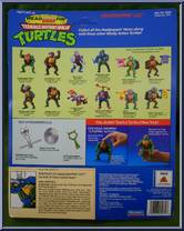 Headdroppin' Leo from Teenage Mutant Ninja Turtles - Headdroppin' Dudes manufactured by Playmates [Back]