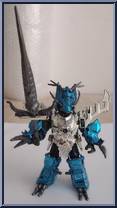 Metal Mutant Leonardo from Teenage Mutant Ninja Turtles - Metal Mutants manufactured by Playmates [Loose]
