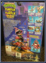 Leonardo's Battle Castle Playset from Teenage Mutant Ninja Turtles - Turtle in a Turtle manufactured by Playmates [Back]