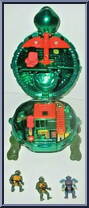 Mutant Leonardo Sewer Playset (with Cards) from Teenage Mutant Ninja Turtles - Mini Mutants manufactured by Playmates [Loose]