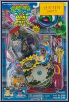 Turtle-Top - Leonardo's Mutant Military Playset (with Cards) from Teenage Mutant Ninja Turtles - Mini Mutants manufactured by Playmates [Front]