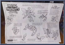 Metal Mutant Donatello from Teenage Mutant Ninja Turtles - Metal Mutants manufactured by Playmates [Instructions]