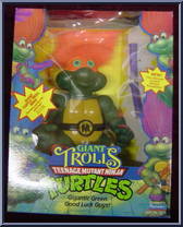 Mike from Teenage Mutant Ninja Turtles - Giant Trolls manufactured by Playmates [Front]