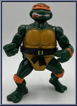 Headdroppin' Mike from Teenage Mutant Ninja Turtles - Headdroppin' Dudes manufactured by Playmates [Loose]