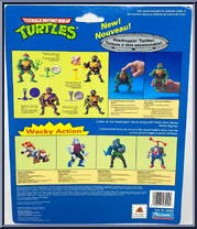 Headdroppin' Mike from Teenage Mutant Ninja Turtles - Headdroppin' Dudes manufactured by Playmates [Back]