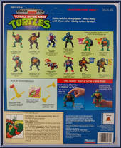 Headdroppin' Mike from Teenage Mutant Ninja Turtles - Headdroppin' Dudes manufactured by Playmates [Back]