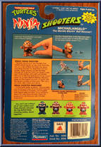 Ninja Shooter Michaelangelo from Teenage Mutant Ninja Turtles - Ninja Shooters manufactured by Playmates [Back]