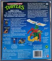 Mike's Pizza Chopper Backpack from Teenage Mutant Ninja Turtles - 1991 - Accessories manufactured by Playmates [Back]