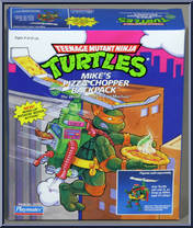 Mike's Pizza Chopper Backpack from Teenage Mutant Ninja Turtles - 1991 - Accessories manufactured by Playmates [Front]