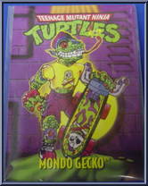 Mondo Gecko [Reissue] from Teenage Mutant Ninja Turtles - 1994 - Basic Figures (with Cards) manufactured by Playmates [Card]
