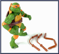 Movie Star Mike from Teenage Mutant Ninja Turtles - Movie Star Turtles manufactured by Playmates [Loose]