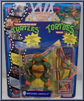 Movie Star Mike from Teenage Mutant Ninja Turtles - Movie Star Turtles manufactured by Playmates [Front]