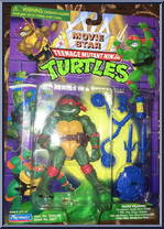 Movie Star Raph [Reissue] from Teenage Mutant Ninja Turtles - Movie Star Turtles manufactured by Playmates [Front]
