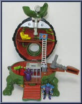 Mutant Leonardo Sewer Playset (with Cards) from Teenage Mutant Ninja Turtles - Mini Mutants manufactured by Playmates [Loose]