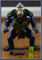 Night Ninja Rocksteady from Teenage Mutant Ninja Turtles - Auto Mutations manufactured by Playmates [Loose]