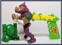 Ninja Knockin' Bebop from Teenage Mutant Ninja Turtles - Smash 'em Bash 'em Figures manufactured by Playmates [Loose]