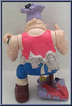 Pizzaface from Teenage Mutant Ninja Turtles - 1990 - Basic Figures manufactured by Playmates [Loose]
