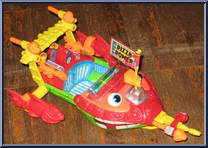 Pizza Skimmin' Jet Boat from Teenage Mutant Ninja Turtles - 1994 - Accessories manufactured by Playmates [Loose]