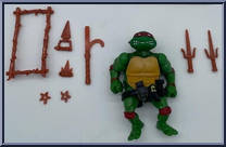 Raphael (Soft Head) from Teenage Mutant Ninja Turtles - 1988 - Basic Figures manufactured by Playmates [Loose]