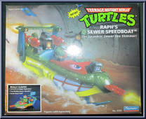Raph's Sewer Speed Boat from Teenage Mutant Ninja Turtles - 1991 - Accessories manufactured by Playmates [Front]