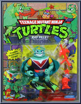 Ray Fillet from Teenage Mutant Ninja Turtles - 1990 - Basic Figures manufactured by Playmates [Front]