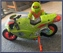 Road Racin' Mike with Kowabunga Bike Action Figure