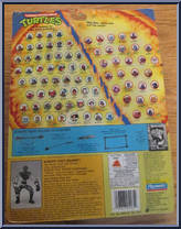 Robotic Foot Soldier from Teenage Mutant Ninja Turtles - 1994 - Basic Figures (with Cards) manufactured by Playmates [Back]