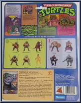 Rocksteady (Soft Head) from Teenage Mutant Ninja Turtles - 1988 - Basic Figures manufactured by Playmates [Back]