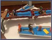 Carry Along Sai Playset (with Cards) from Teenage Mutant Ninja Turtles - Mini Mutants manufactured by Playmates [Loose]