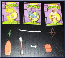 Carry Along Sai Playset (with Cards) from Teenage Mutant Ninja Turtles - Mini Mutants manufactured by Playmates [Card]