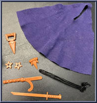 Shredder from Teenage Mutant Ninja Turtles - 1988 - Basic Figures manufactured by Playmates [Loose]