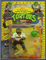 Slap Shot Leo from Teenage Mutant Ninja Turtles - Sewer Sports Allstar Turtles manufactured by Playmates [Front]