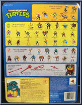 Slash from Teenage Mutant Ninja Turtles - 1990 - Basic Figures manufactured by Playmates [Back]