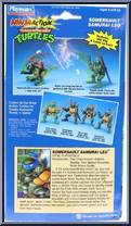 Somersault Samurai Leo from Teenage Mutant Ninja Turtles - Ninja Action Turtles manufactured by Playmates [Back]
