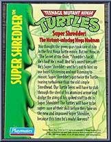 Movie Star Super Shredder [Reissue] from Teenage Mutant Ninja Turtles - Movie Star Turtles manufactured by Playmates [Card]