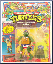 Super-Swimmin' Raph from Teenage Mutant Ninja Turtles - Turtle Games manufactured by Playmates [Front]