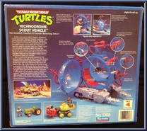Technodrome Scout Vehicle from Teenage Mutant Ninja Turtles - 1993 - Accessories manufactured by Playmates [Back]