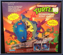 Technodrome Scout Vehicle from Teenage Mutant Ninja Turtles - 1993 - Accessories manufactured by Playmates [Front]