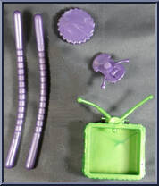 Toon Don with Spinnin' Bandana Action from Teenage Mutant Ninja Turtles - Toon Turtles manufactured by Playmates [Loose]